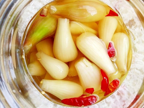 カリカリ♪シャキシャキ♪らっきょうの甘酢漬け